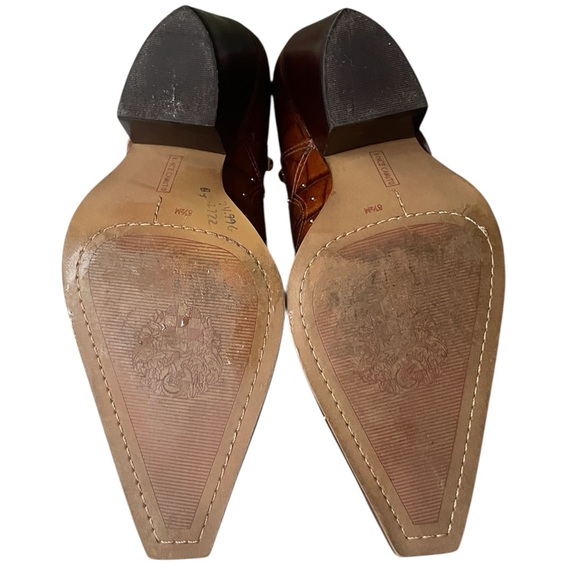 Vince Camuto Norley Brown Leather Booties - Picture 5 of 7